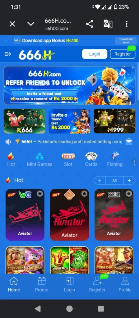 666H Game Dashboard